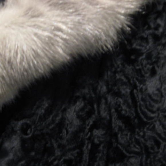 FUR 1977 Broadtail Jacket with Curham Mink - Picture 2 of 3